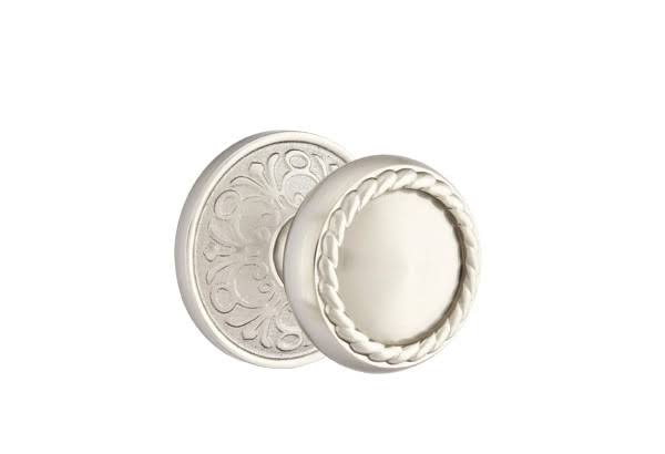 Passage Rope Knob with Satin Nickel Finish X158