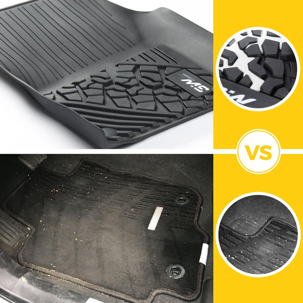 Black Pack of 2 Heavy Duty Trunk Liner for Jeep Cherokee E844833