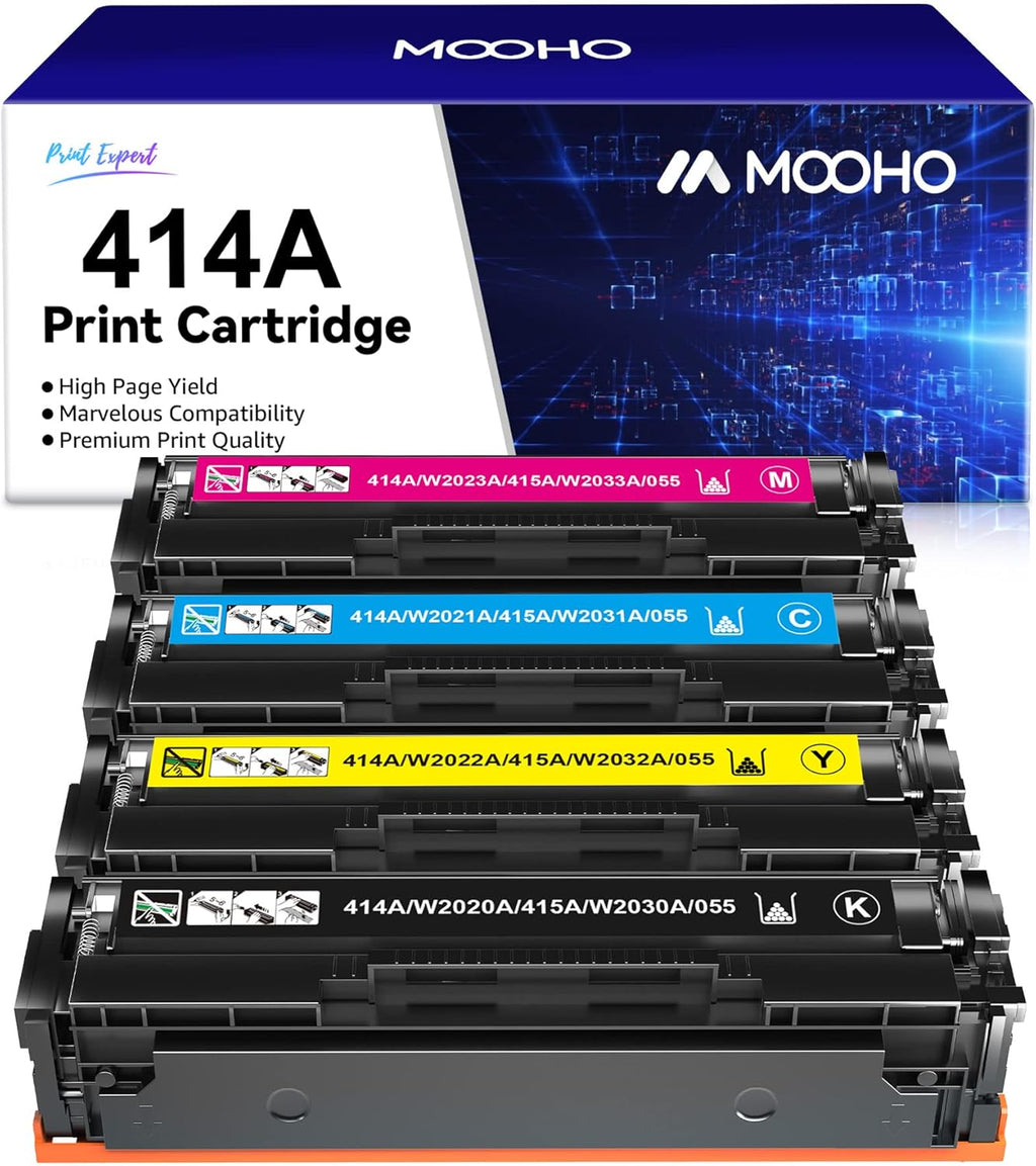 4 Packs Black Cyan Yellow Magenta Toner Cartridge H573