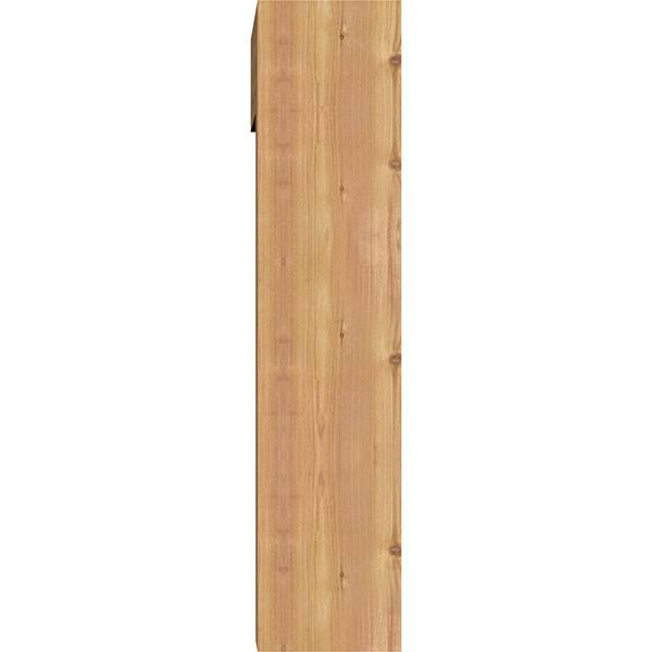 Thorton Block Smooth Bracket with Offset Brace, Western Red Cedar B97849