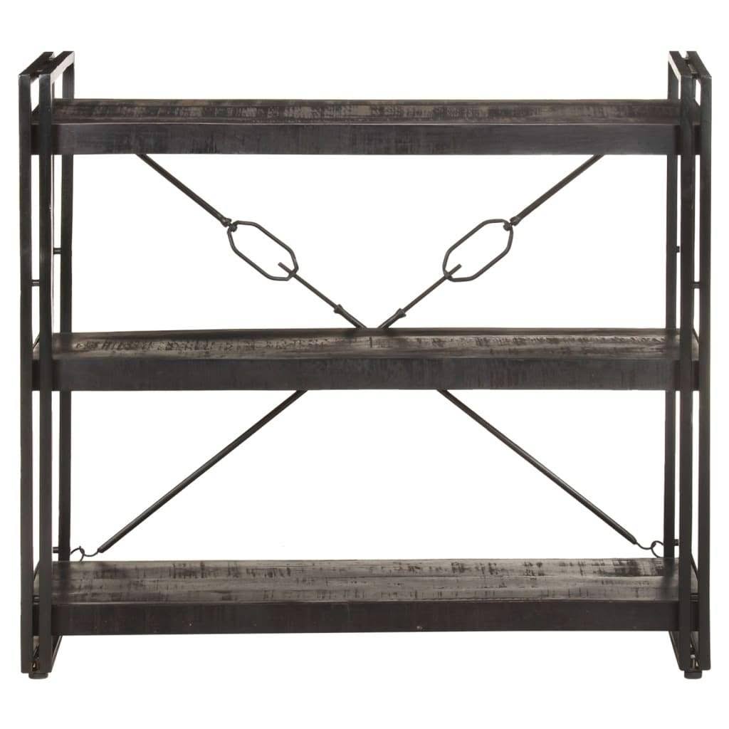 3-Tier Solid Mango Wood Bookcase B862659
