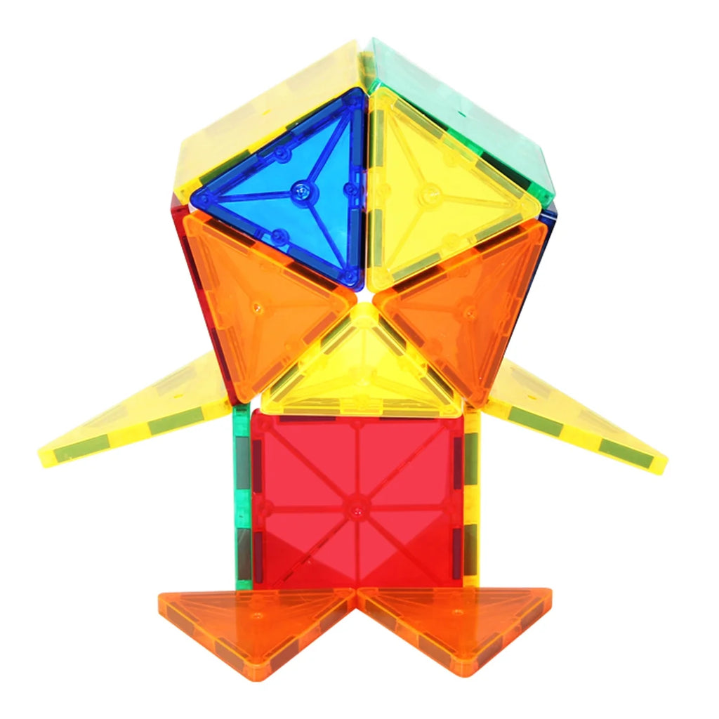 Magnetic Building Blocks Tile Set, 100pc W733500