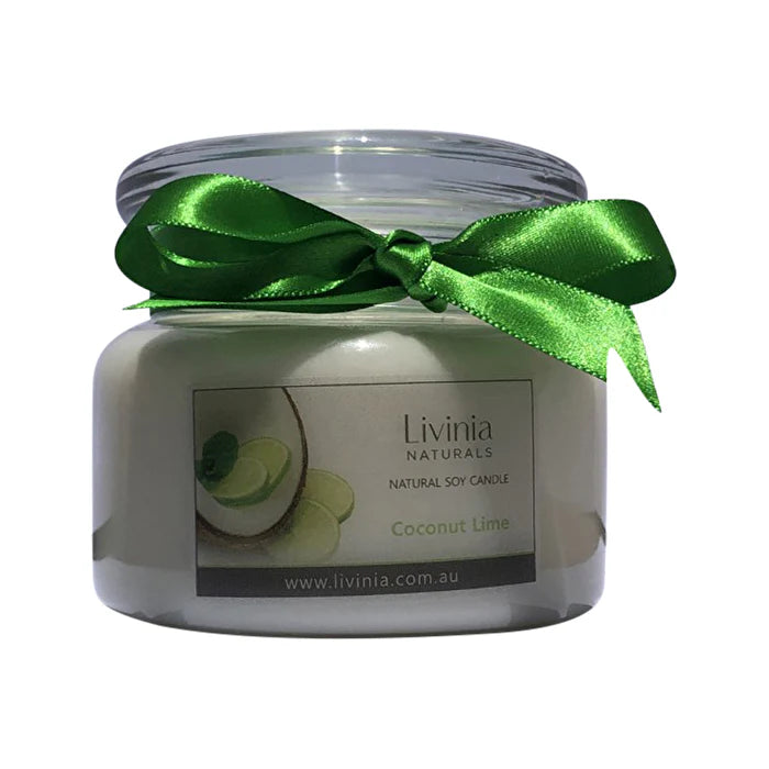 Soy Candle Apothecary Jar Coconut & Lime Fragrance Oil W291930