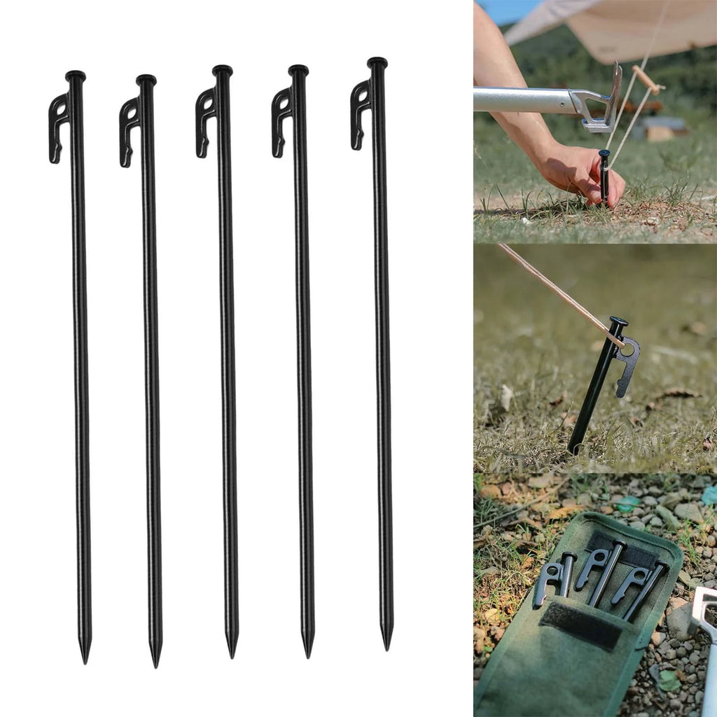 Unbreakable Tent Pegs Camping Stakes 40cm V863