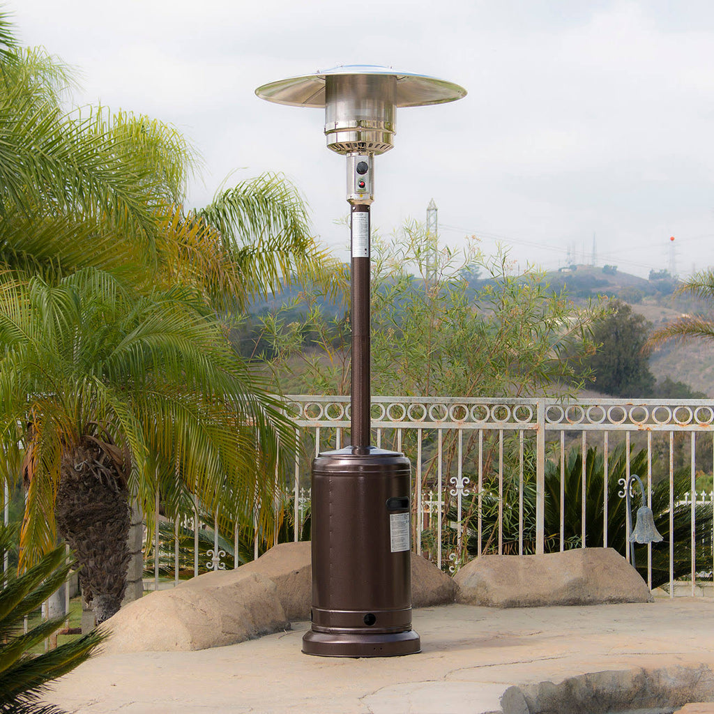 Hammered Bronze Propane Patio Heater F6818