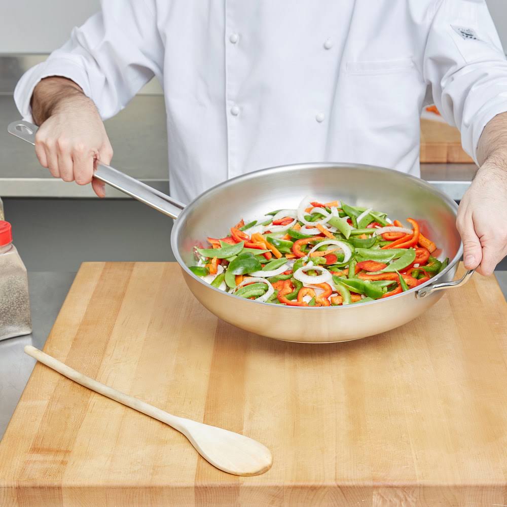14 in Stainless Steel Fry Pan X2037