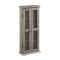 4 Tier Tall Bookshelf with Cabinet Doors F83376