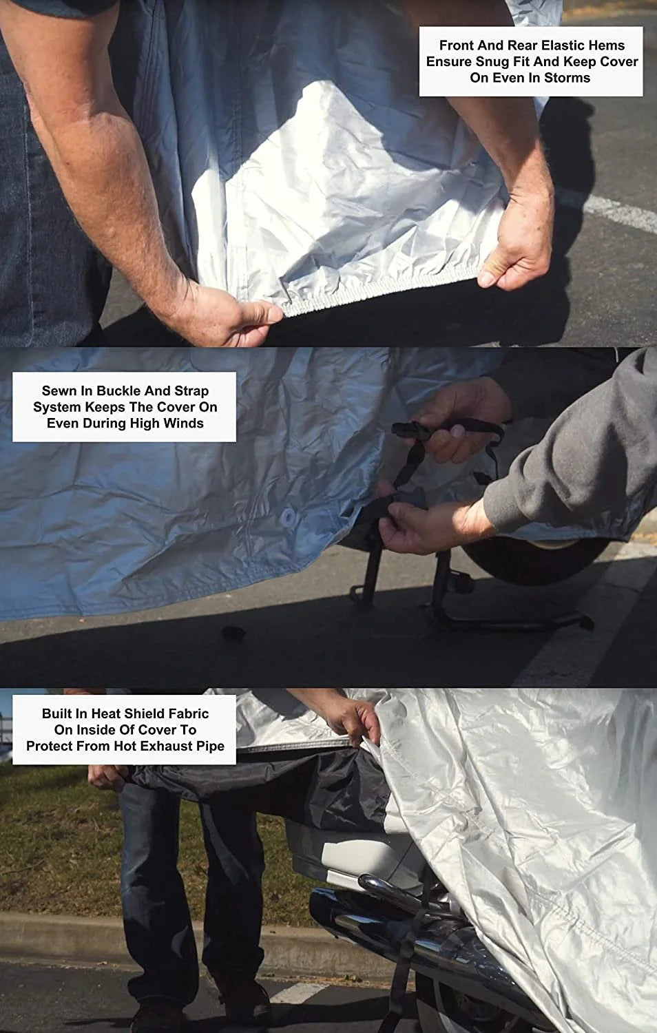 Trike Cover with Reinforced Securing Straps and Storage Bag G524486