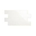 3x22 x 6x22 Glass Tile Bright White G354958
