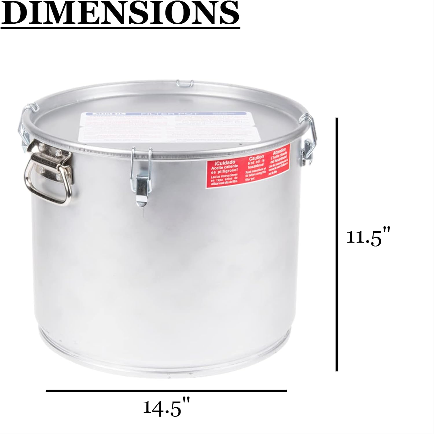 Restaurant Oil Caddy with Gasketed Safety Lid and Caster Wheel Base V10291