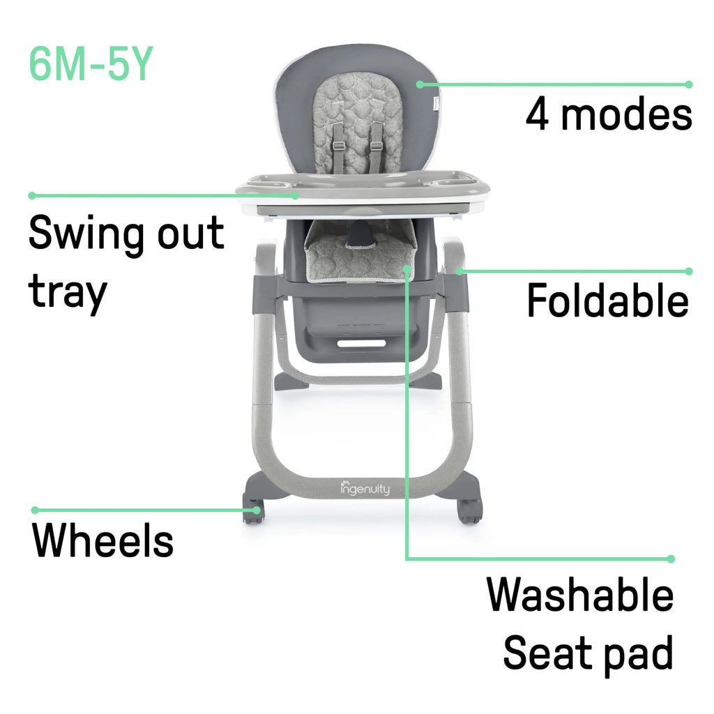 4-in-1 High Chair Toddler Chair Booster Seat P57554