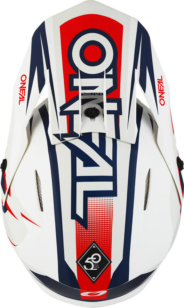 White/Blue XS Cross Helmet N5185