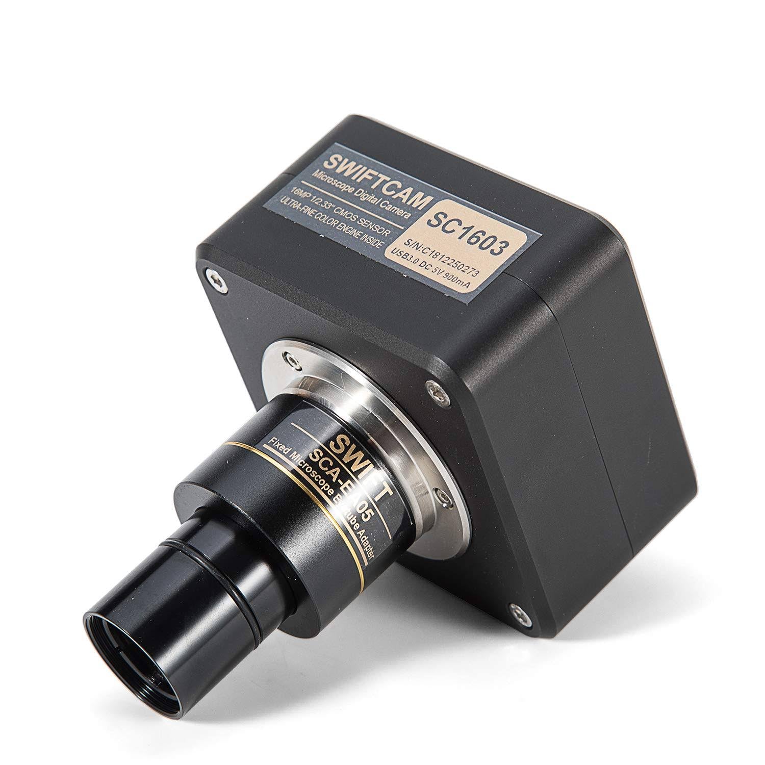 16 Megapixel Camera for Microscopes with Reduction Lens and USB 3.0 Cable Q397
