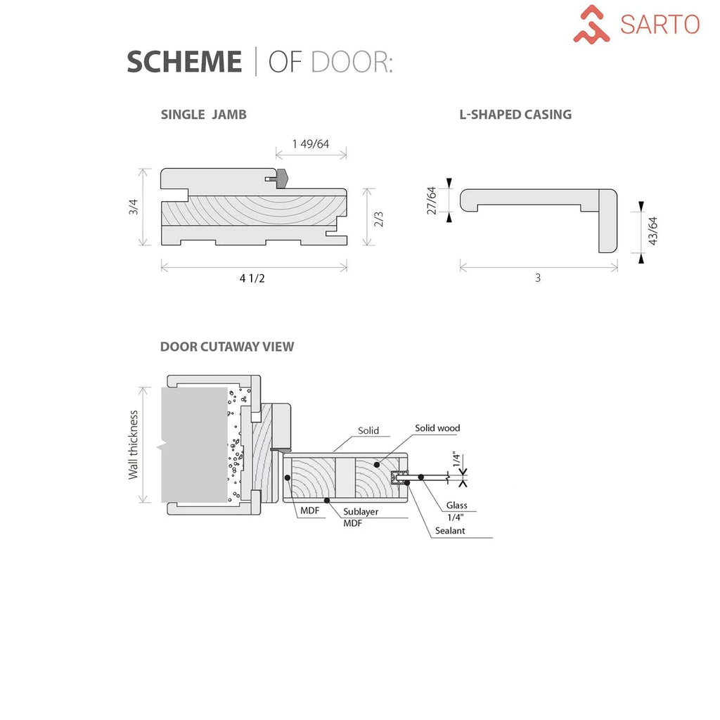 French Double Doors 36 x 80 inches Painted Grey Wood V906