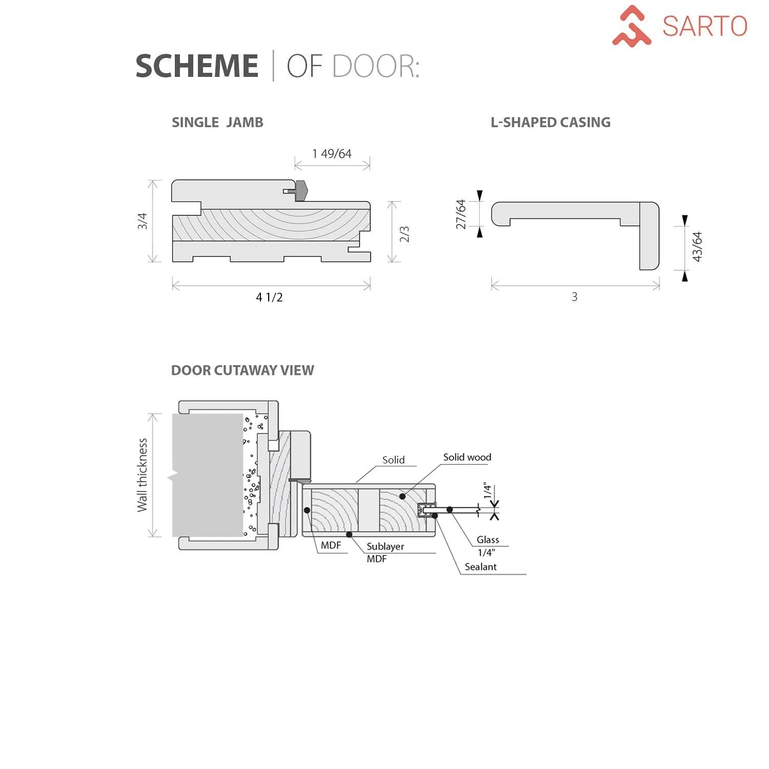 French Double Doors 36 x 80 inches Painted Grey Wood V906