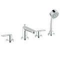4-Hole Roman Tub Filler with Hand Shower Y86795