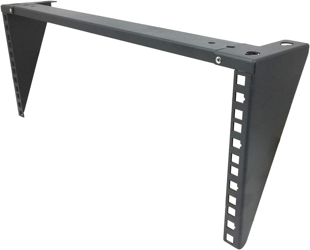 2U Light-Loading Foldable 19 Inches Cold Rolled Steel Vertical Wall Mount Rack R100791