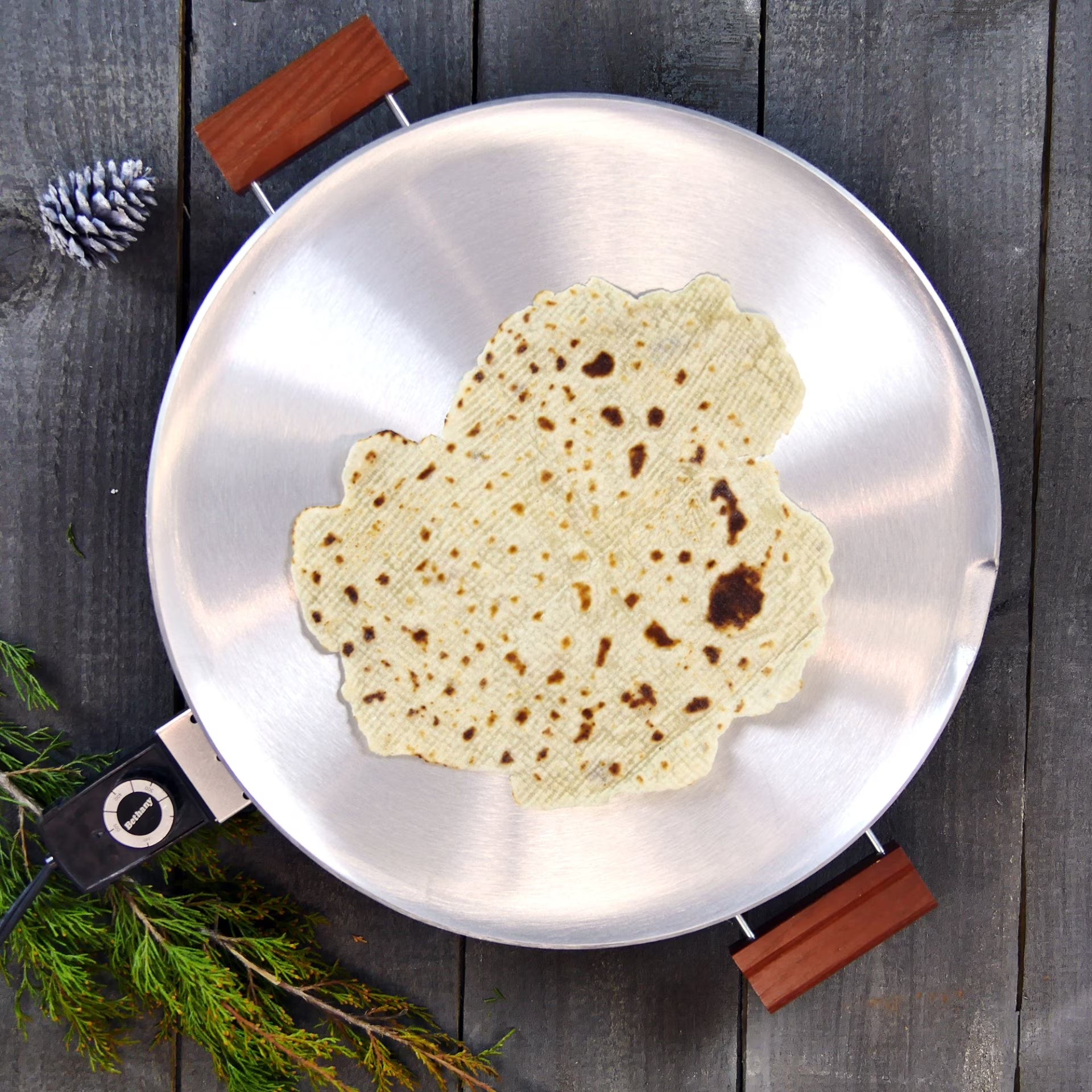 Satin Aluminum Lefse Griddle F295428