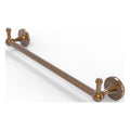 Brushed Bronze 18x22 Towel Bar with Integrated Hooks K468