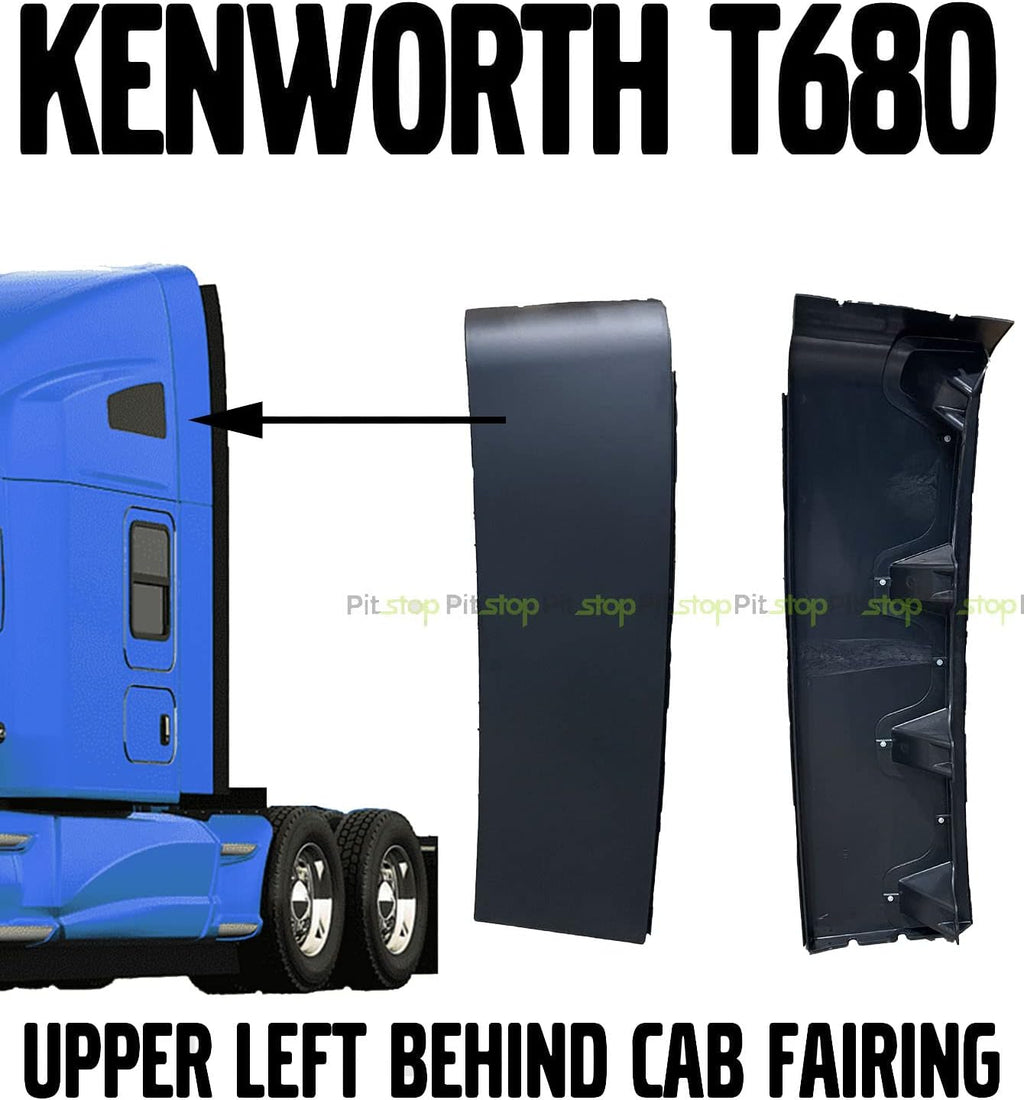 Kenworth T680 Upper Top Left Behind Cab Cabin Sleeper Fairing J73308