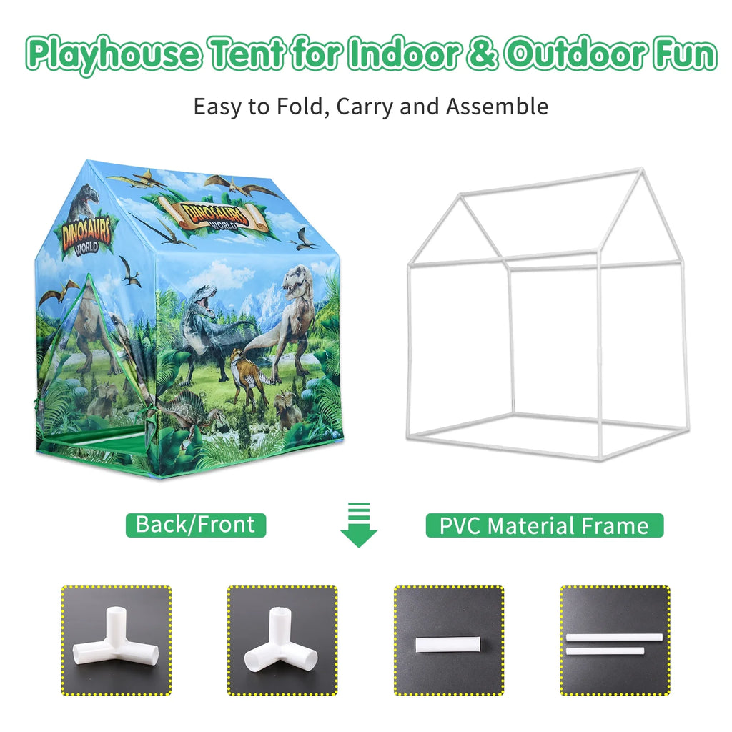 Dinosaur Kids Play Tent Playhouse Q77183