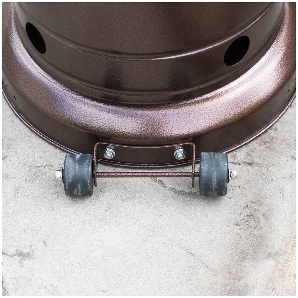 Hammered Bronze Propane Patio Heater F6818