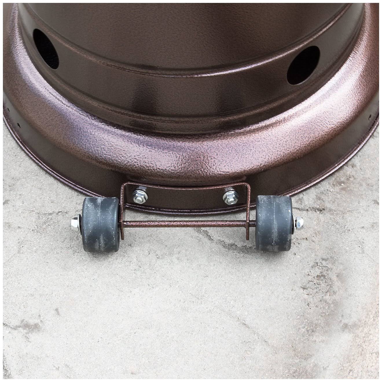 Hammered Bronze Propane Patio Heater F6818
