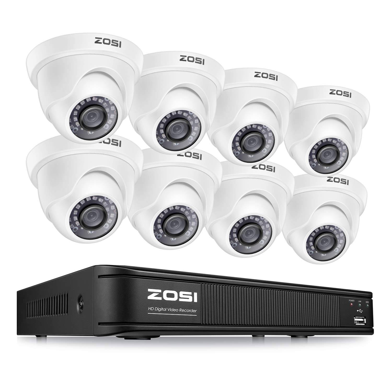 8cam Security Camera 720p DVR Kit CCTV W141417