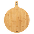 Bamboo Round Charcuterie Board with Handle, 15.5" R824