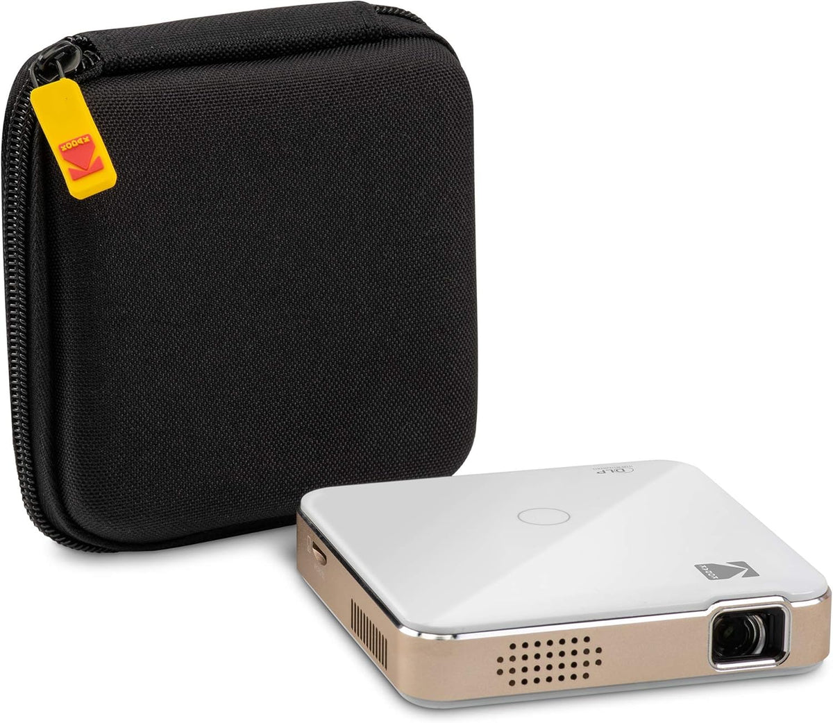 Pocket Projector with Built-in Speaker and EVA Travel Case B4256