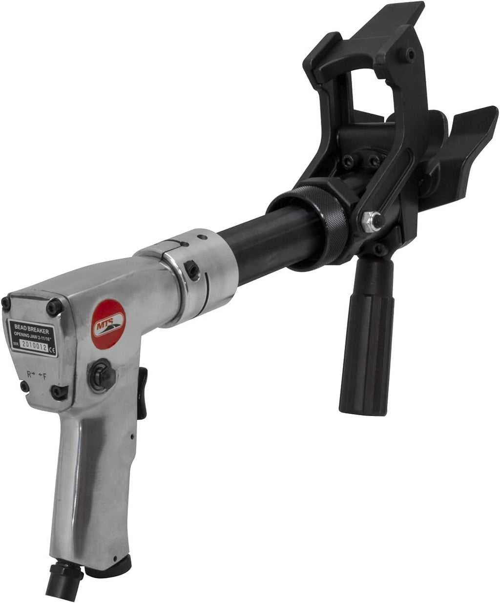 Pneumatic Air Powered Bead Breaker with 2-11/16-Inch Jaw Opening, Handle Exhaust, Includes Storage/Carry Case V988