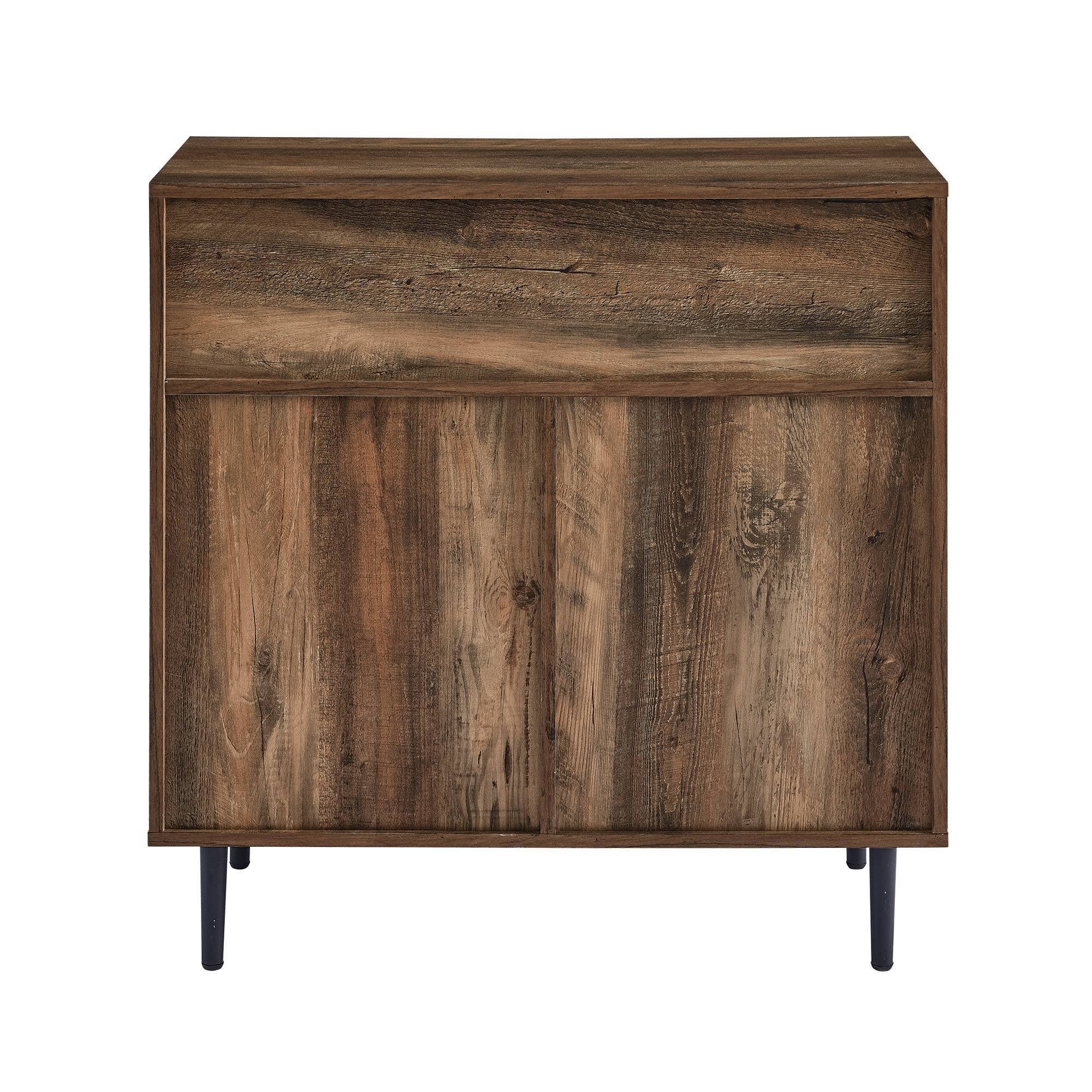 Industrial Modern Metal Door Accent Cabinet Brown T609