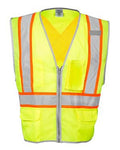 Lime X Back Dual Compliant Vest Z573