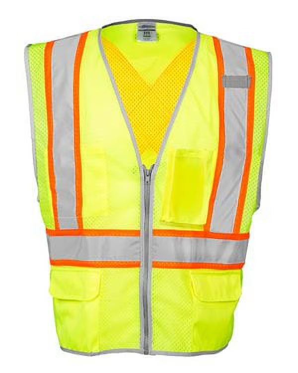 Lime X Back Dual Compliant Vest Z573