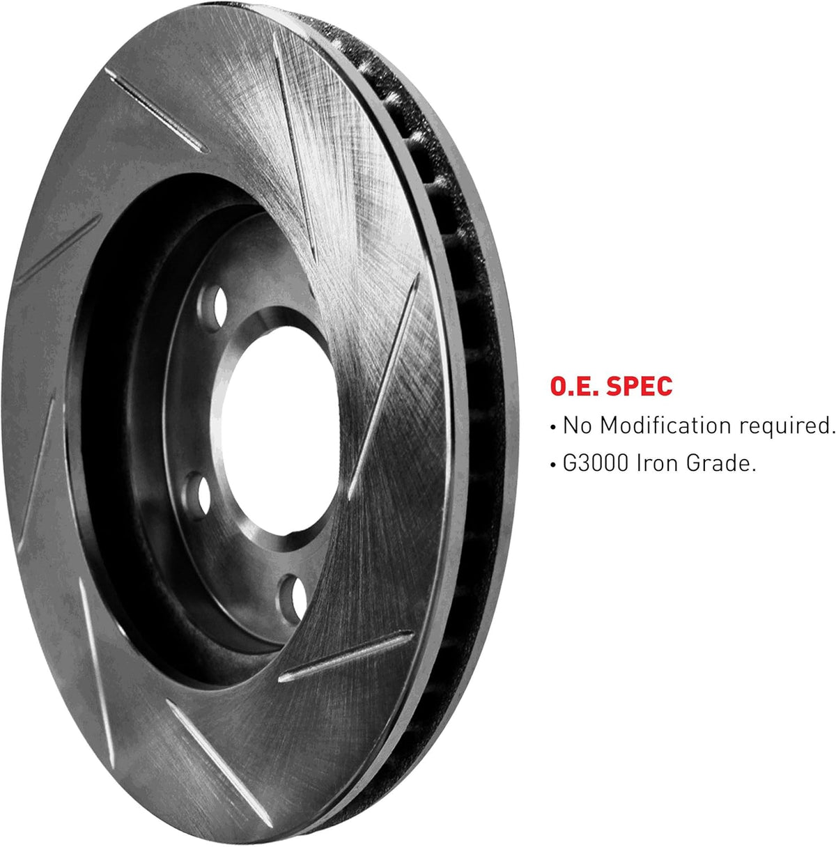 Slotted Brake Rotors & Semi-Met Brake Pads I17486