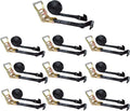 2” x 30’ Yellow Ratchet Straps (8 Pack) L916