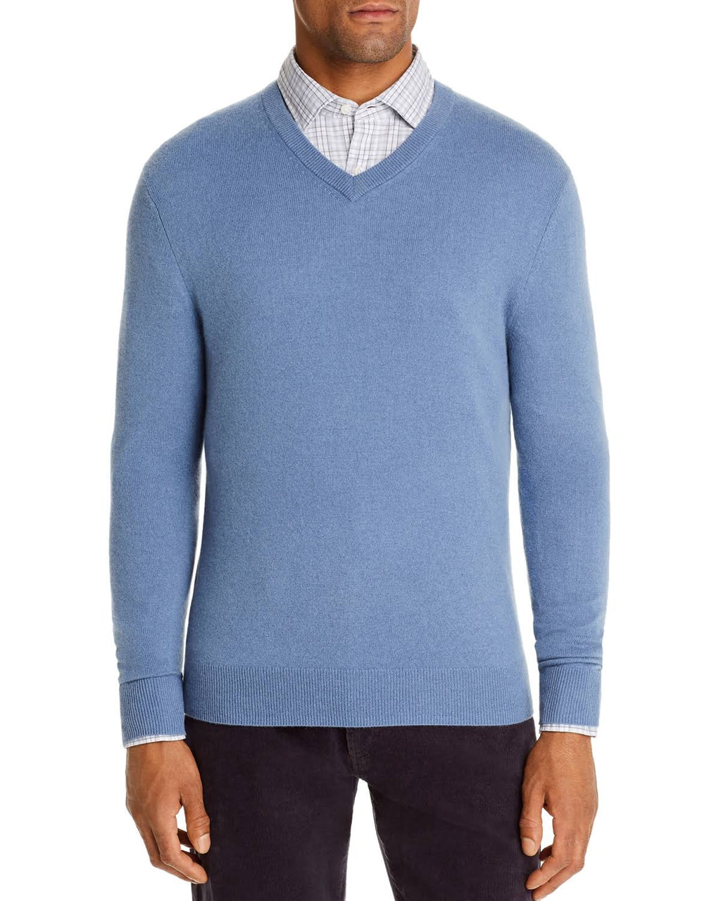 Ivory Cashmere V-Neck Sweater W277420