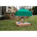 Composite Square Sandbox Kit with Telescoping Canopy Q1871