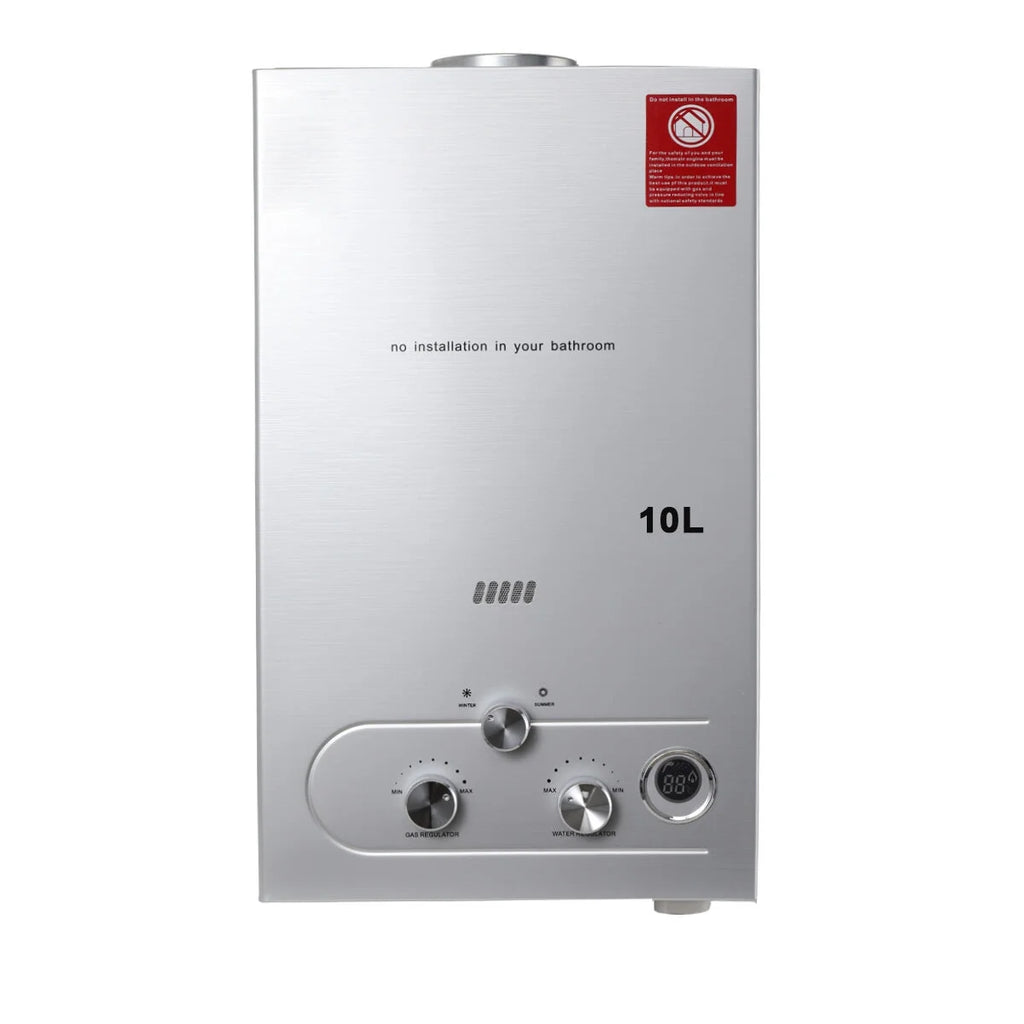 10L 20KW LPG Propane Instant Gas Water Heater with Shower Head Kit W453042