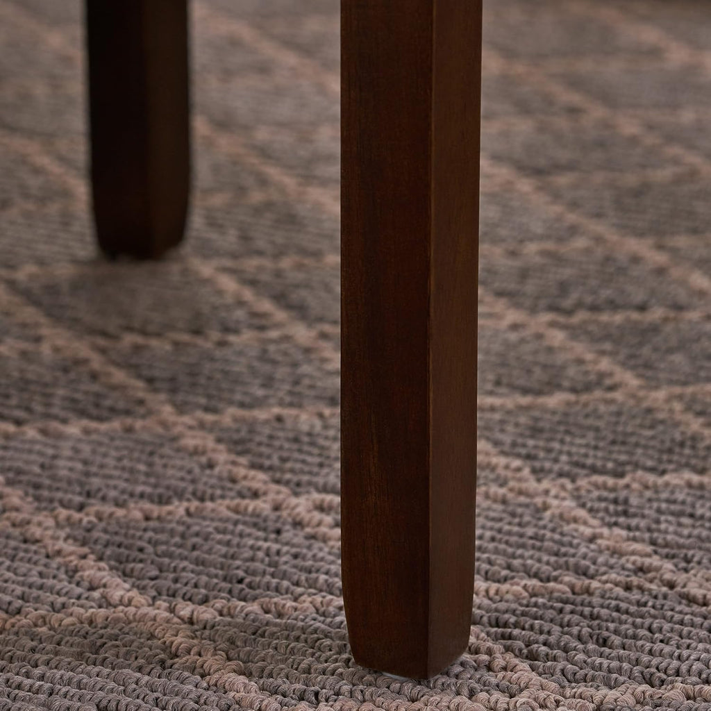 Brown Mahogany Acacia Wood Accent Table, Pack of 2 Q826