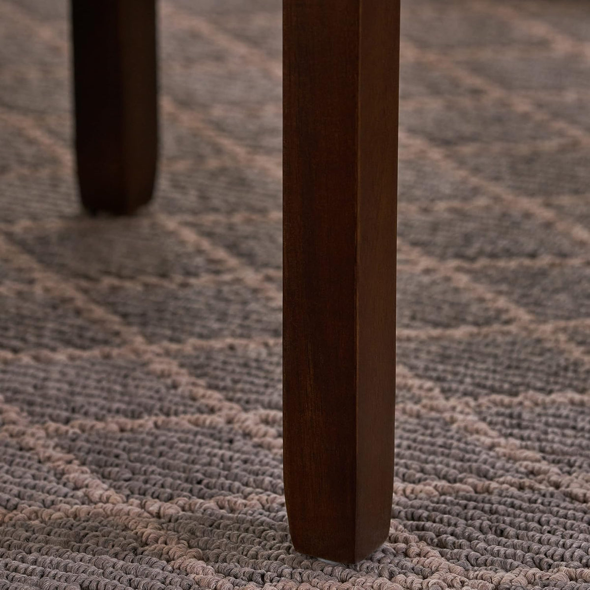 Brown Mahogany Acacia Wood Accent Table, Pack of 2 Q826