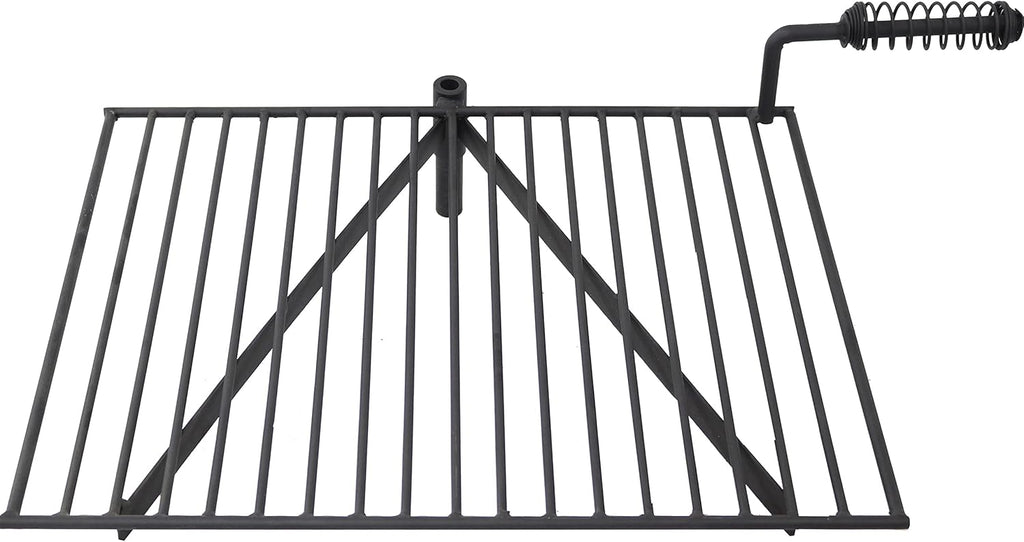 36 Inch Heavy Duty Steel Fire Pit with Cooking Grate and Fire Poker C67557