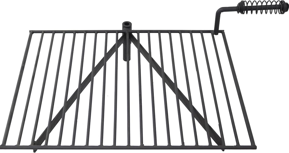 36 Inch Heavy Duty Steel Fire Pit with Cooking Grate and Fire Poker C67557