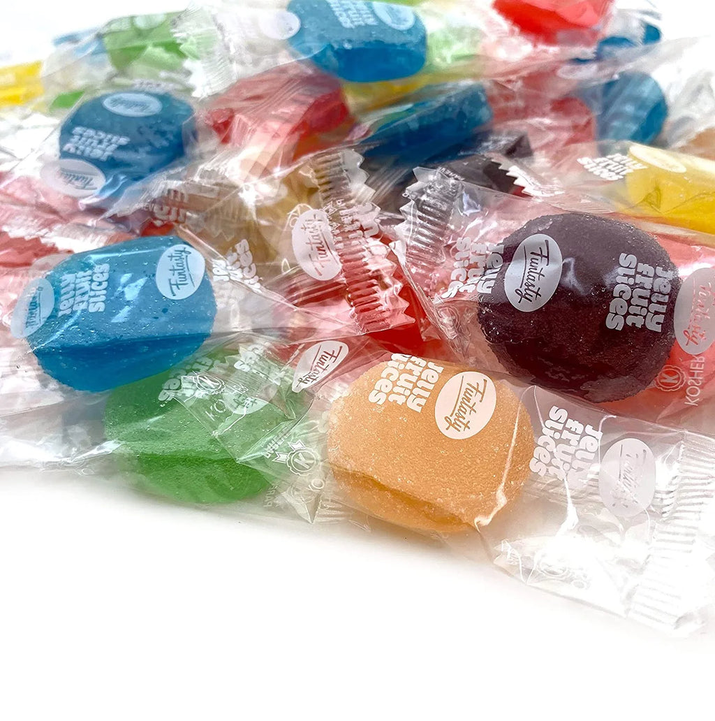 Assorted Jelly Fruit Disk Patties Candy, 5 Pound Box M840319