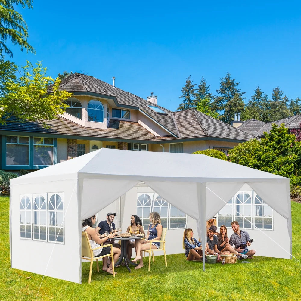 Waterproof Party Tent with Removable Sidewalls T19954