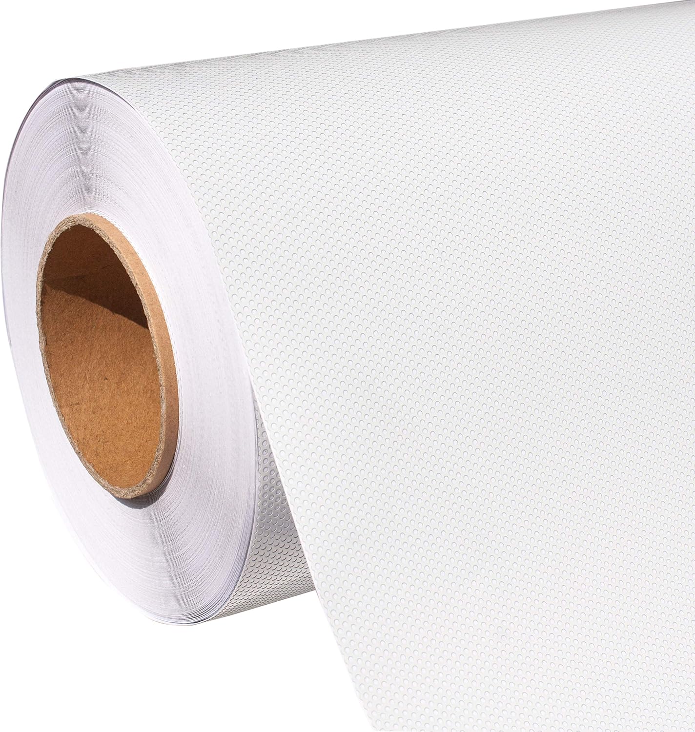 One Way Vision Perforated Vinyl Window Film Roll for Inkjet Printer, 120GSM 42 Inch x 165 Feet E39814