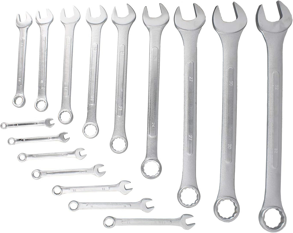 16pc Metric Combination Wrench Set 6mm-32mm Q99982