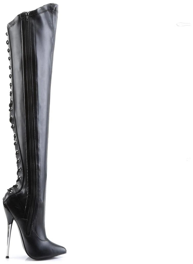 Black Stretch PU Dagger-3060 5 K314
