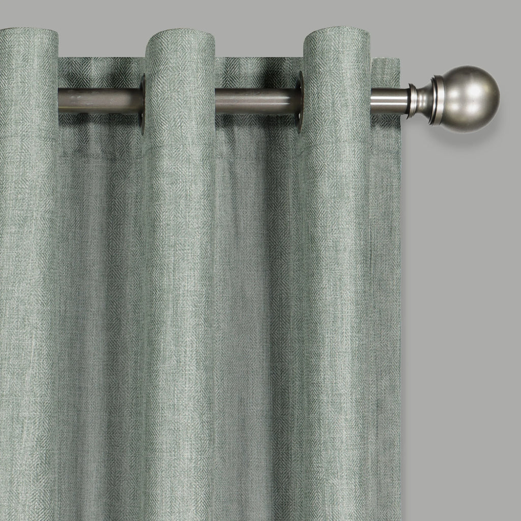 Celadon 50 x 84 Blackout Grommet Top Window Panel D348219
