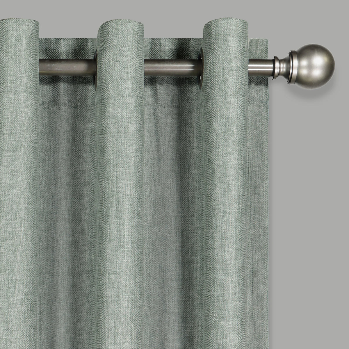 Celadon 50 x 84 Blackout Grommet Top Window Panel D348219
